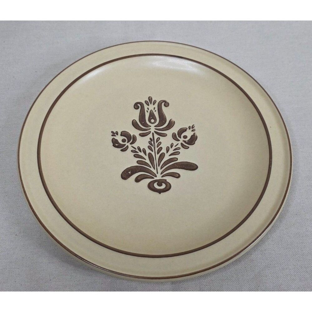 VTG Pfaltzgraff Village Dinner Plate | 1970s Mark | Stoneware | Set of 4 - Picture 7 of 9